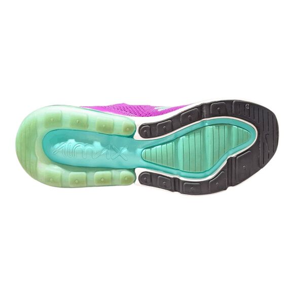 NIKE Air Max 270 Flyknit \'Fuchsia Flash\' Running Shoes Size 12 main image 10